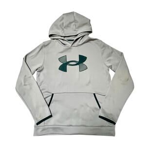 Under Armour ColdGear Loose Fit Pullover Hoodie Sweatshirt Youth L